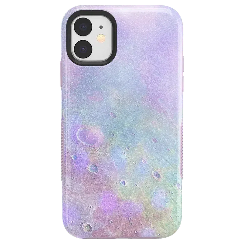 Over the Moon | Pastel Marble Moon Case iPhone Case get.casely Bold iPhone 11 