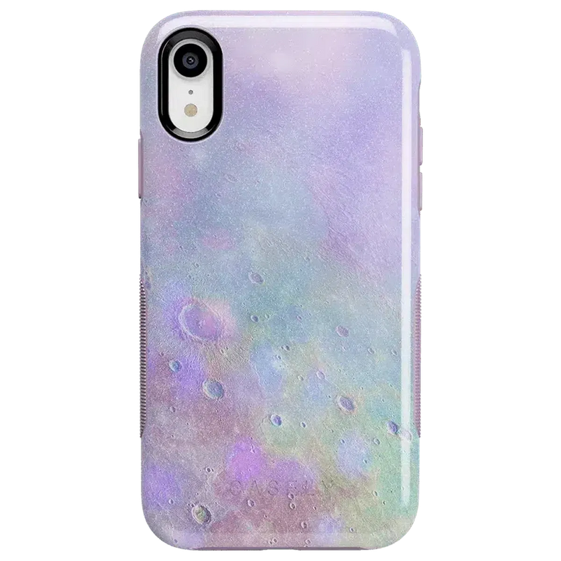 Over the Moon | Pastel Marble Moon Case iPhone Case get.casely Bold iPhone XR 