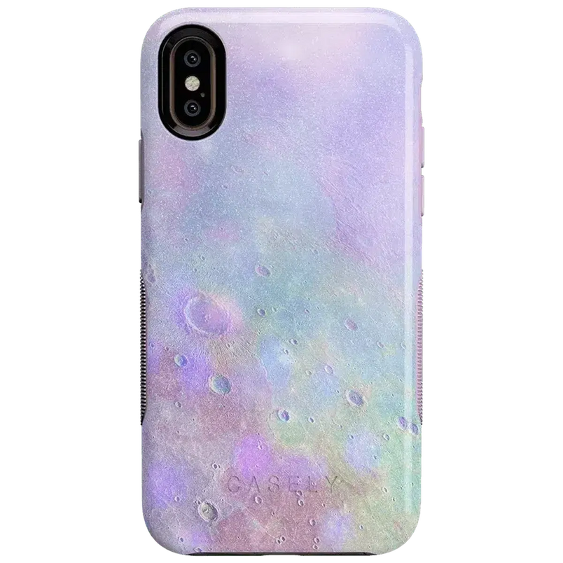 Over the Moon | Pastel Marble Moon Case iPhone Case get.casely Bold iPhone XS Max 