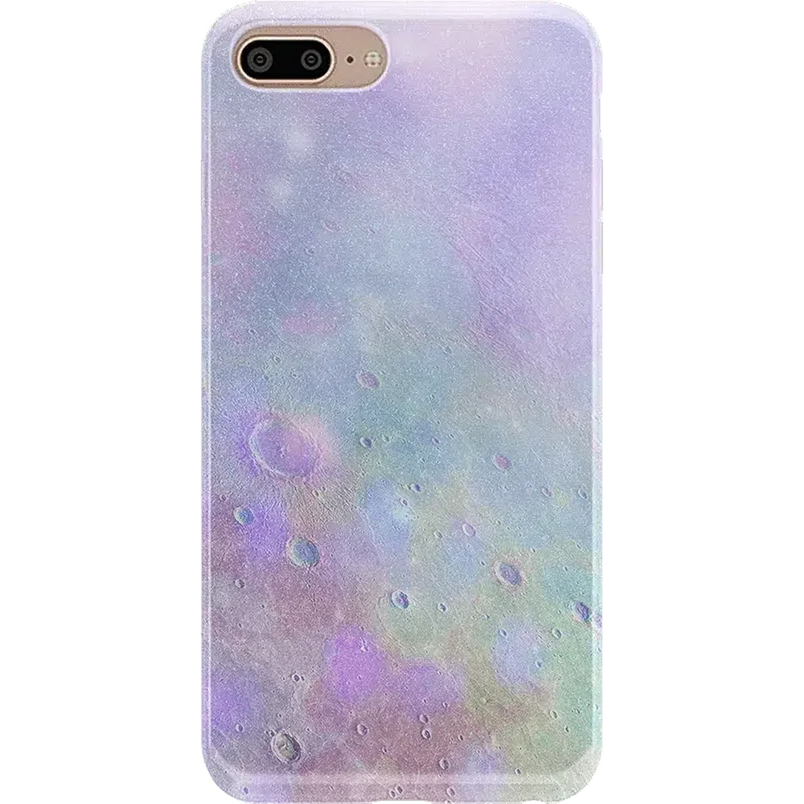Over the Moon | Pastel Marble Moon Case iPhone Case get.casely Classic iPhone 6/7/8 Plus 
