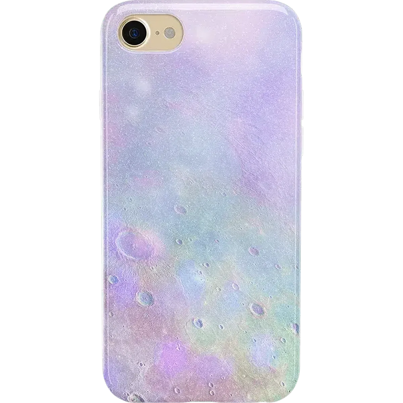 Over the Moon | Pastel Marble Moon Case iPhone Case get.casely Classic iPhone 6/7/8 