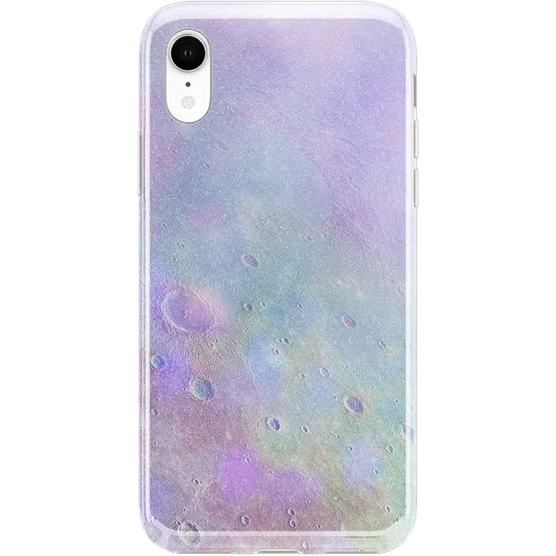 Over the Moon | Pastel Marble Moon Case iPhone Case get.casely Classic iPhone XR 