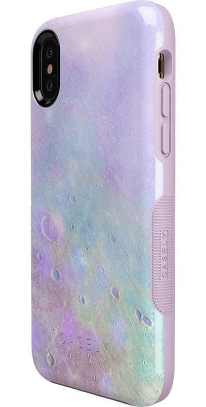 Over the Moon | Pastel Marble Moon Case iPhone Case get.casely 