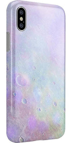 Over the Moon | Pastel Marble Moon Case iPhone Case get.casely 