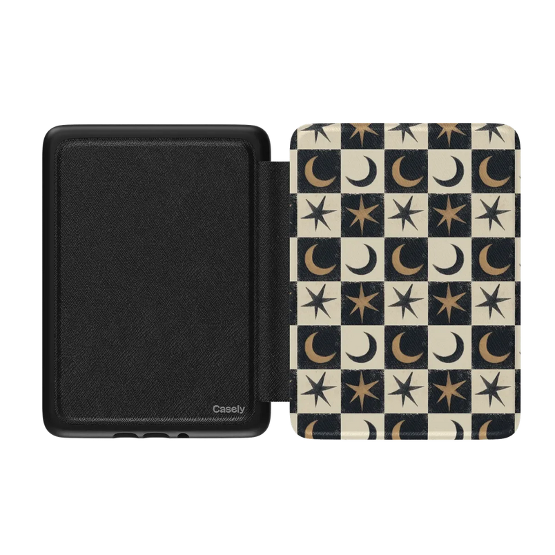Mystic Moonstar | Black Celestial Kindle Case