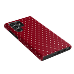 On the Dot | Maroon Polka Dot Case