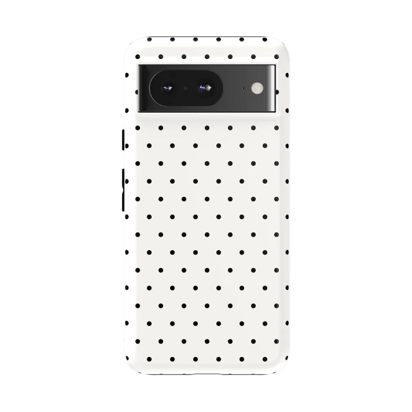 On the Dot | White Polka Dot Case