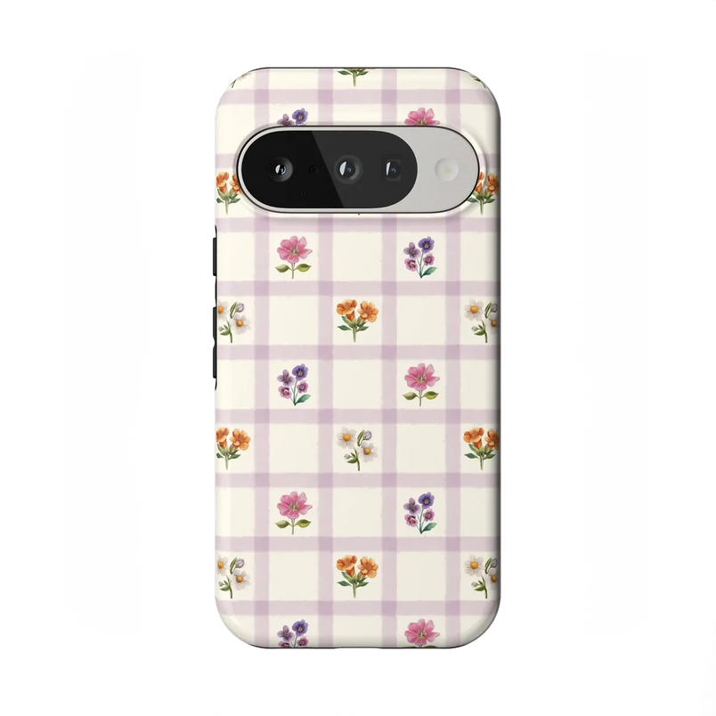 Meadow Check | Floral Gingham Case