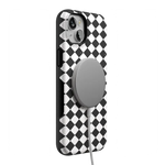 Salem's Hex | Black & White Checkered Case