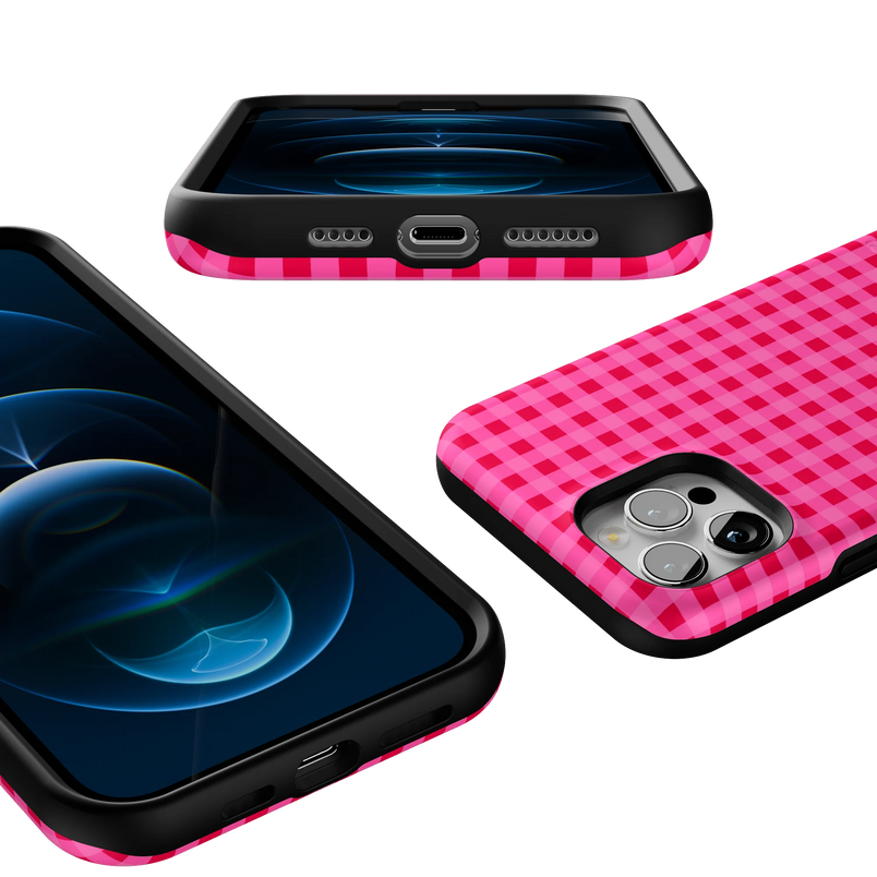 Sweet Jam | Hot Pink Gingham Case