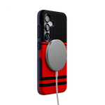 Storm Warning | Black & Red Stripes Case