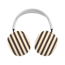 S'more Stripes | Brown Striped AirPods Max Case - AirPods Max