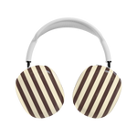 S'more Stripes | Brown Striped AirPods Max Case - AirPods Max