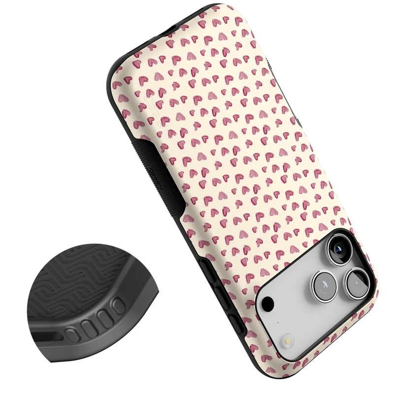 Lovebug | Mauve Hearts Case