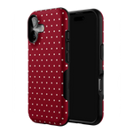 On the Dot | Maroon Polka Dot Case