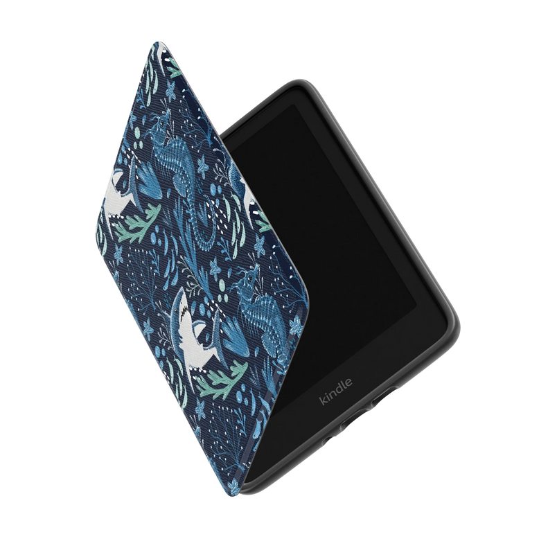 Midnight Reef | Shark Print Kindle Case