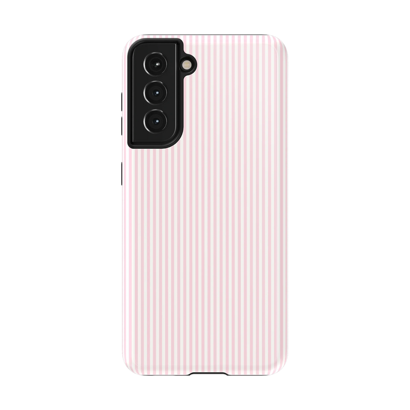 Stripes and the City | Light Pink Pinstripe Case - Galaxy S21