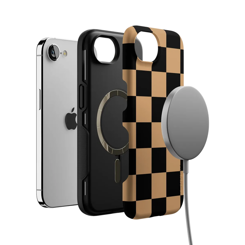 Fit Check | Black & Brown Checkerboard Case