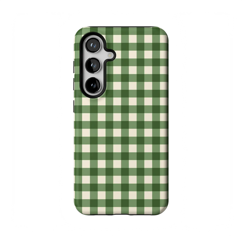 Checked Twice | Green Plaid Case
