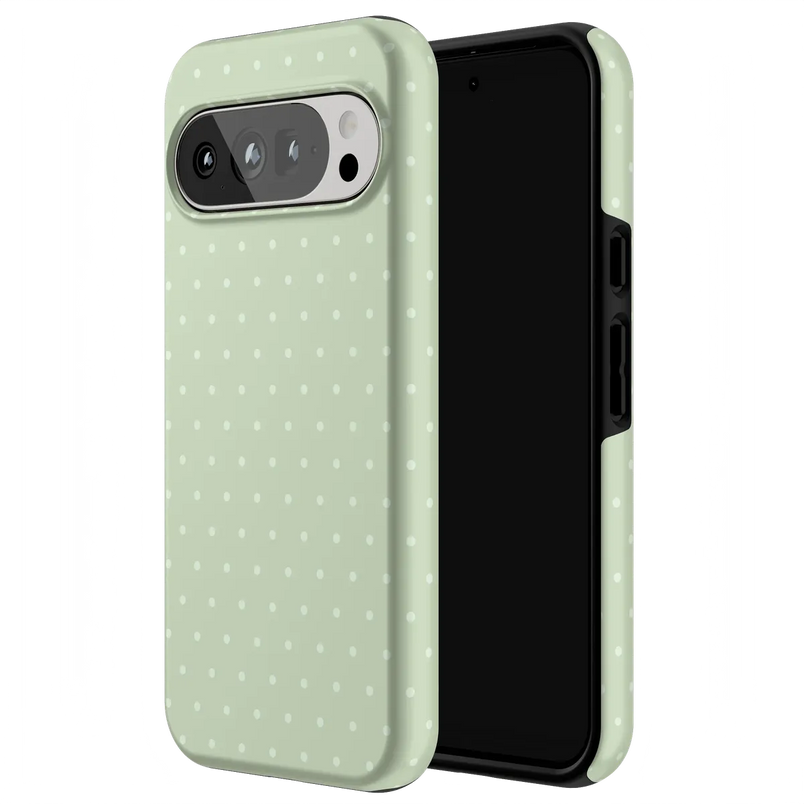 On the Dot | Green Polka Dot Case