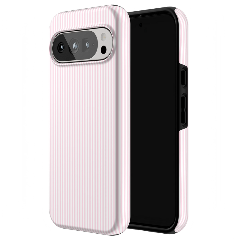 Stripes and the City | Light Pink Pinstripe Case