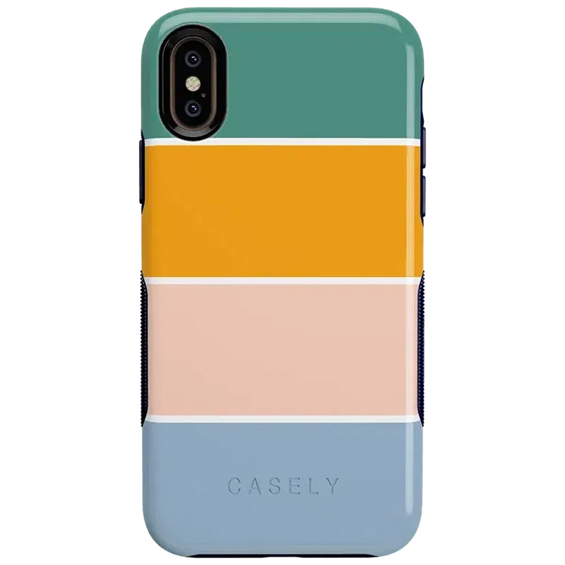 Paint The Town | Colorblock Stripes Case iPhone Case get.casely Bold iPhone XS Max 