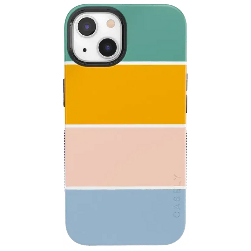 Paint The Town | Colorblock Stripes Case iPhone Case get.casely Bold + MagSafe® iPhone 13 