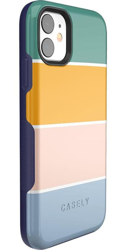 Paint The Town | Colorblock Stripes Case iPhone Case get.casely 