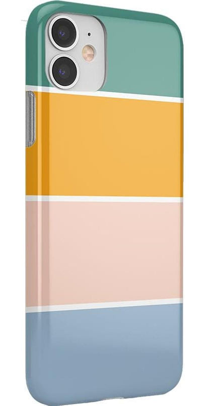 Paint The Town | Colorblock Stripes Case iPhone Case get.casely 