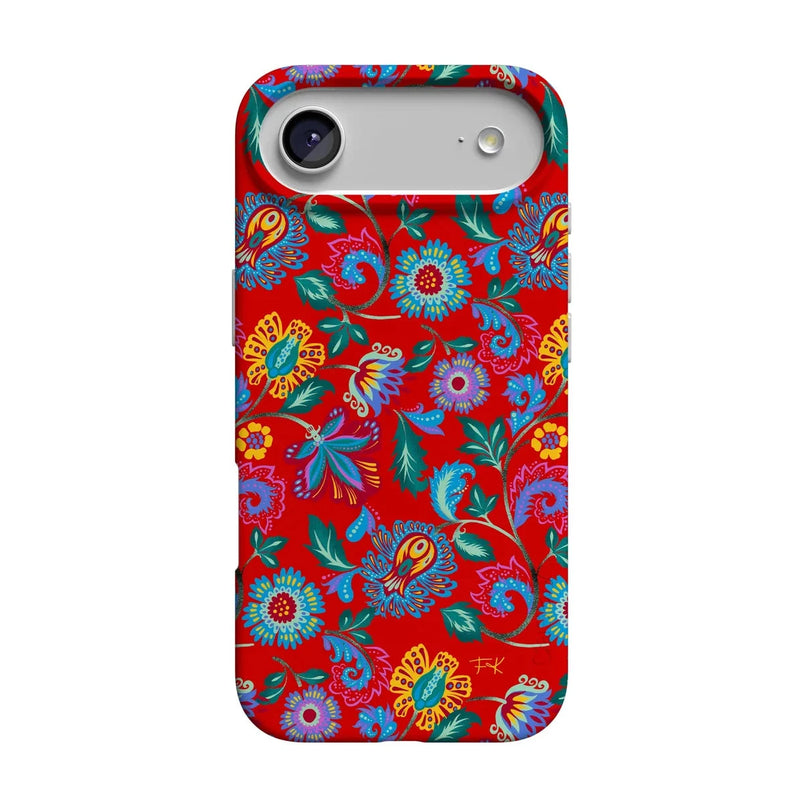 Painted Flowers | Frida Kahlo Floral Case iPhone Case get.casely Classic + MagSafe® iPhone 17 Air 