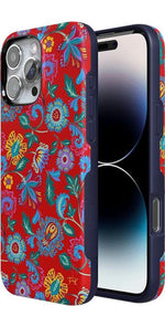 Painted Flowers | Frida Kahlo Floral Case iPhone Case get.casely 