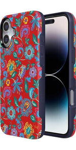 Painted Flowers | Frida Kahlo Floral Case iPhone Case get.casely 