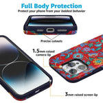 Painted Flowers | Frida Kahlo Floral Case iPhone Case get.casely 