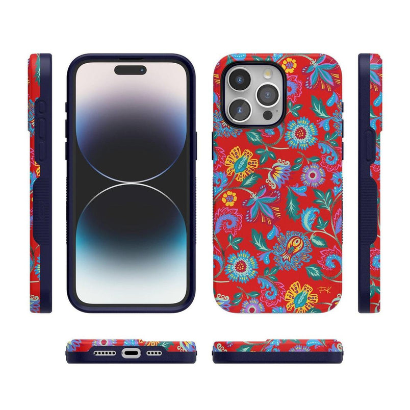 Painted Flowers | Frida Kahlo Floral Case iPhone Case get.casely 