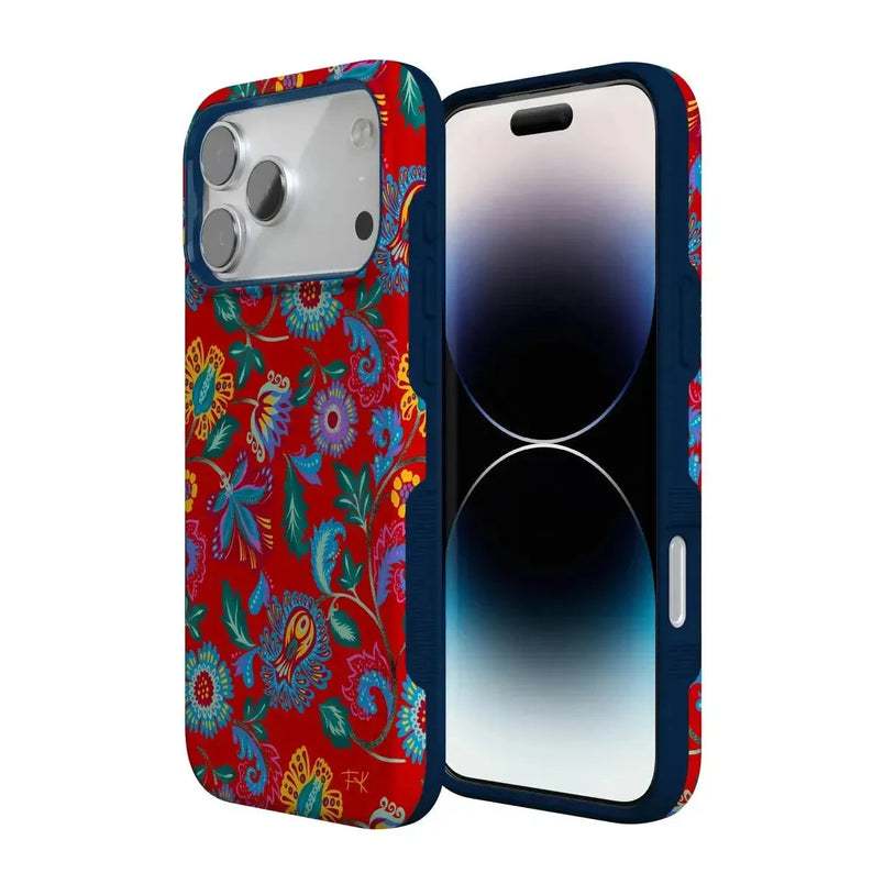 Painted Flowers | Frida Kahlo Floral Case iPhone Case get.casely 