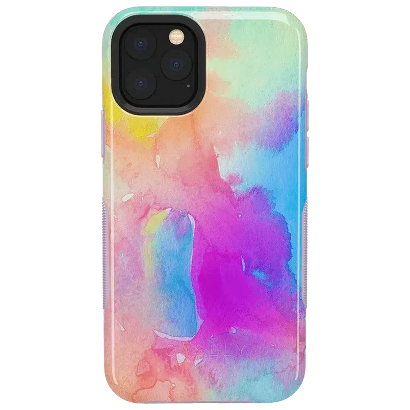 Painting in Pastels | Rainbow Watercolor Case iPhone Case get.casely Bold iPhone 11 Pro 