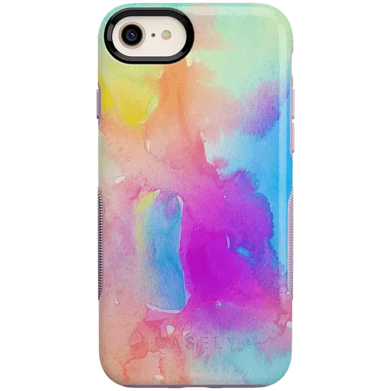 Painting in Pastels | Rainbow Watercolor Case iPhone Case get.casely Bold iPhone 6/7/8 
