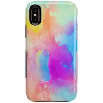 Painting in Pastels | Rainbow Watercolor Case iPhone Case get.casely Bold iPhone XS Max 