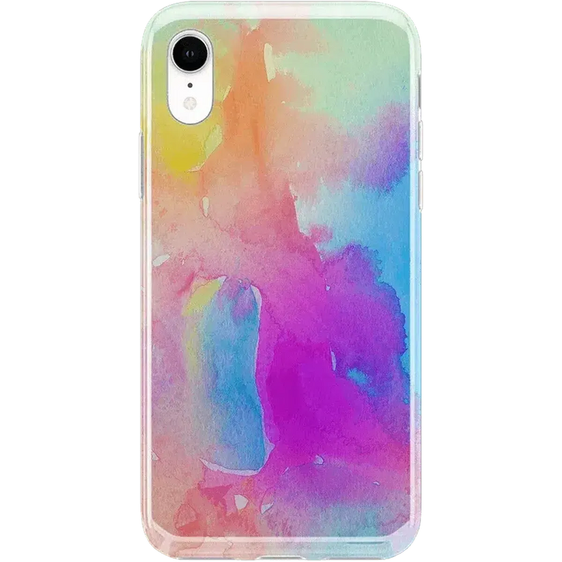 Painting in Pastels | Rainbow Watercolor Case iPhone Case get.casely Classic iPhone XR 