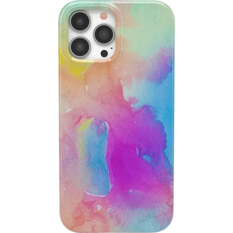 Bold / iPhone X / XS Painting in Pastels | Rainbow Watercolor Case Bold / iPhone X / XS Painting in Pastels | Rainbow Watercolor Case