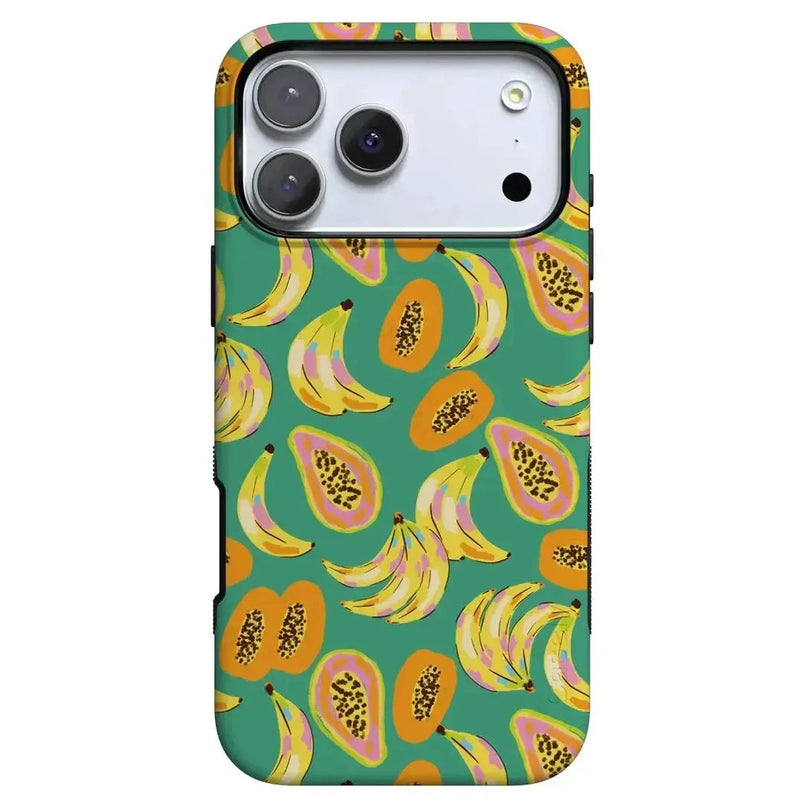 Casely iPhone 17 Compatible with MagSafe Papaya Palms Casely iPhone 17 Compatible with MagSafe Papaya Palms