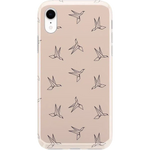 Paper Crane Origami | Beige Pattern iPhone Case get.casely Classic iPhone XR 