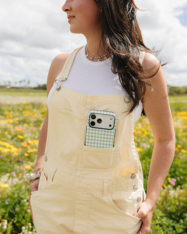 Pastel Picnic | Blue & Green Gingham Case