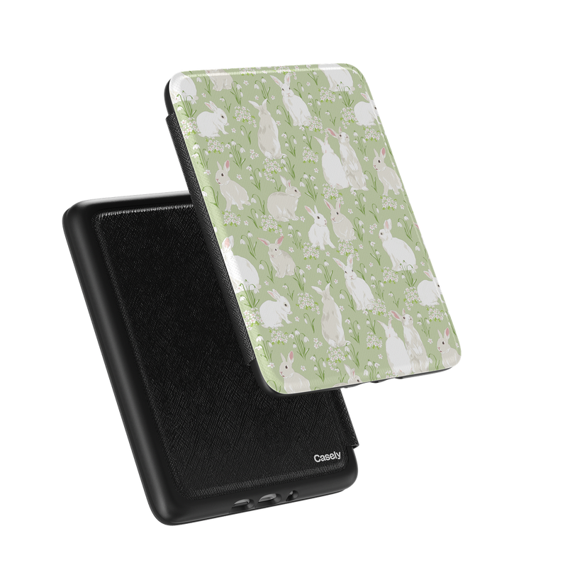 Hop to it | Green Bunny Kindle Case
