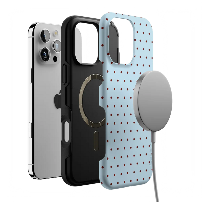 On the Dot | Blue Polka Dot Case