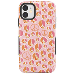 Peace Out | Groovy Peace Sign Case iPhone Case get.casely Bold iPhone 11 