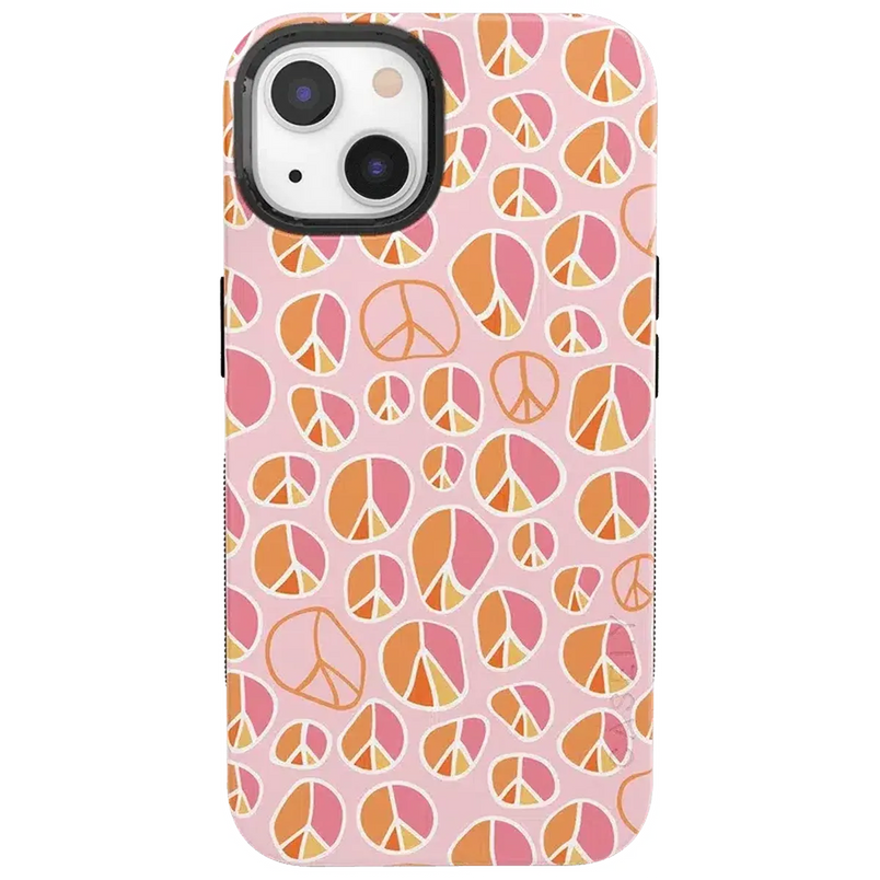 Peace Out | Groovy Peace Sign Case iPhone Case get.casely Bold + MagSafe® iPhone 13 