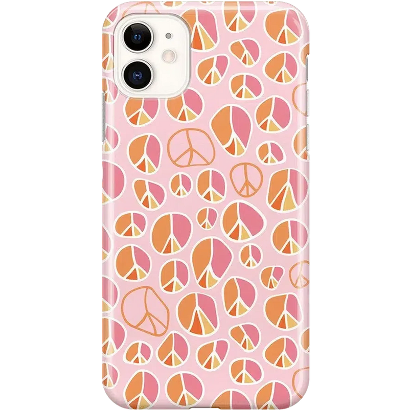Peace Out | Groovy Peace Sign Case iPhone Case get.casely Classic iPhone 11 