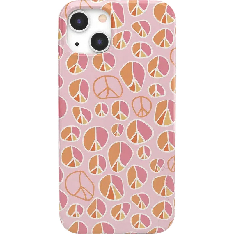 Peace Out | Groovy Peace Sign Case iPhone Case get.casely Classic iPhone 13 Mini 