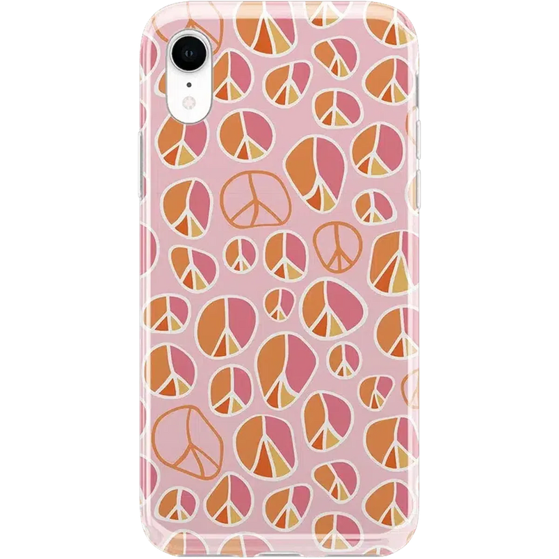 Peace Out | Groovy Peace Sign Case iPhone Case get.casely Classic iPhone XR 